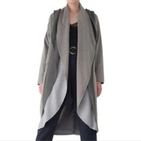 Sosken Brandy Stone Grey Duster Coat 2 8/10 - Picture 1 of 12